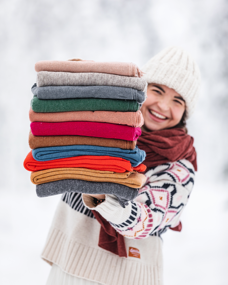 Cashmere products by Store of Hope - Aurora Shop Lapland Finland.
