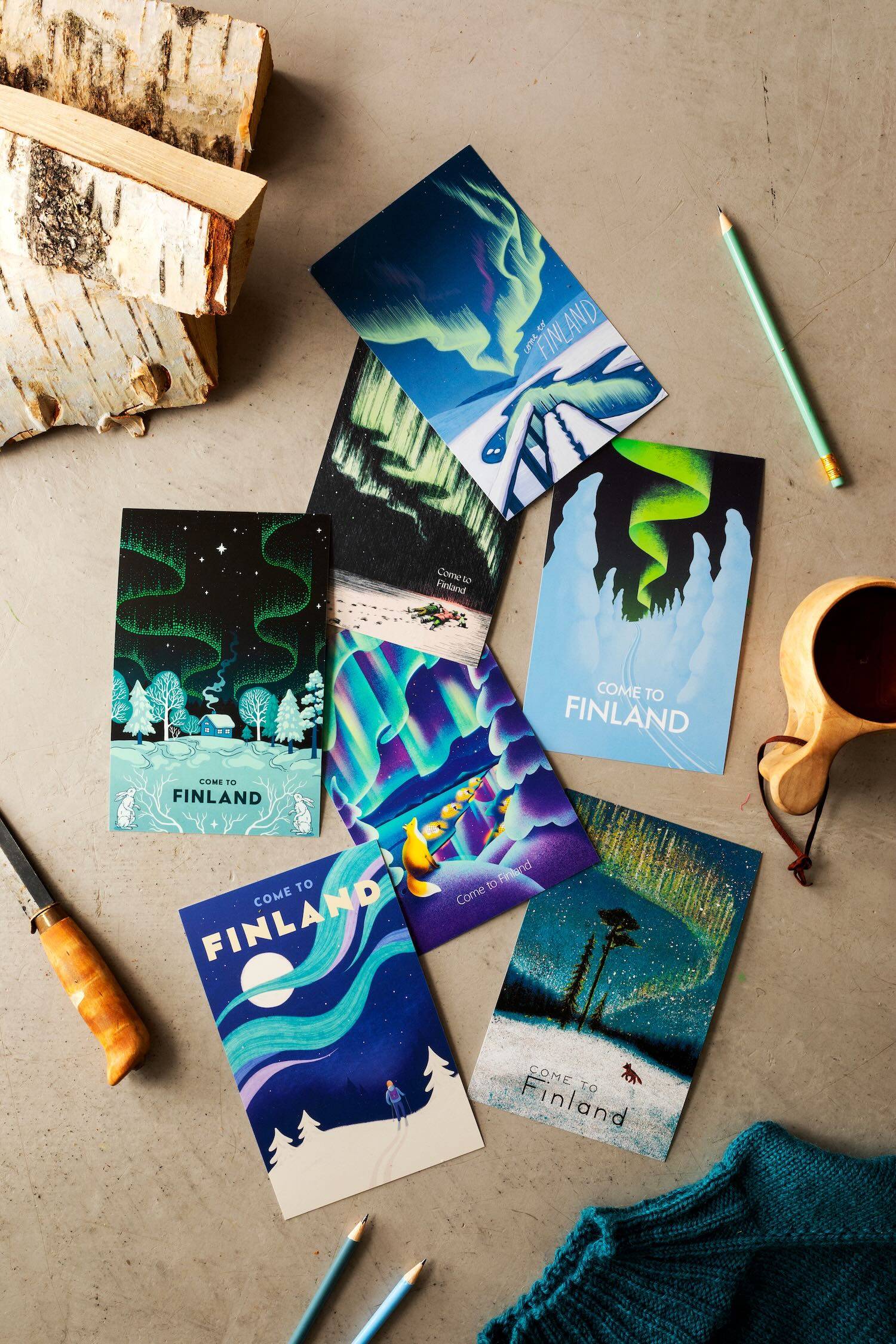 Dip under the Northern Magic - Postcard - Image 2