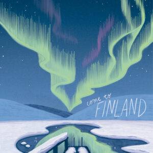 Dip under the Northern Magic - Postcard