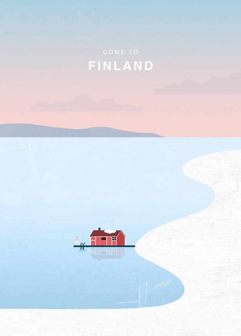 Winter Lake -Poster
