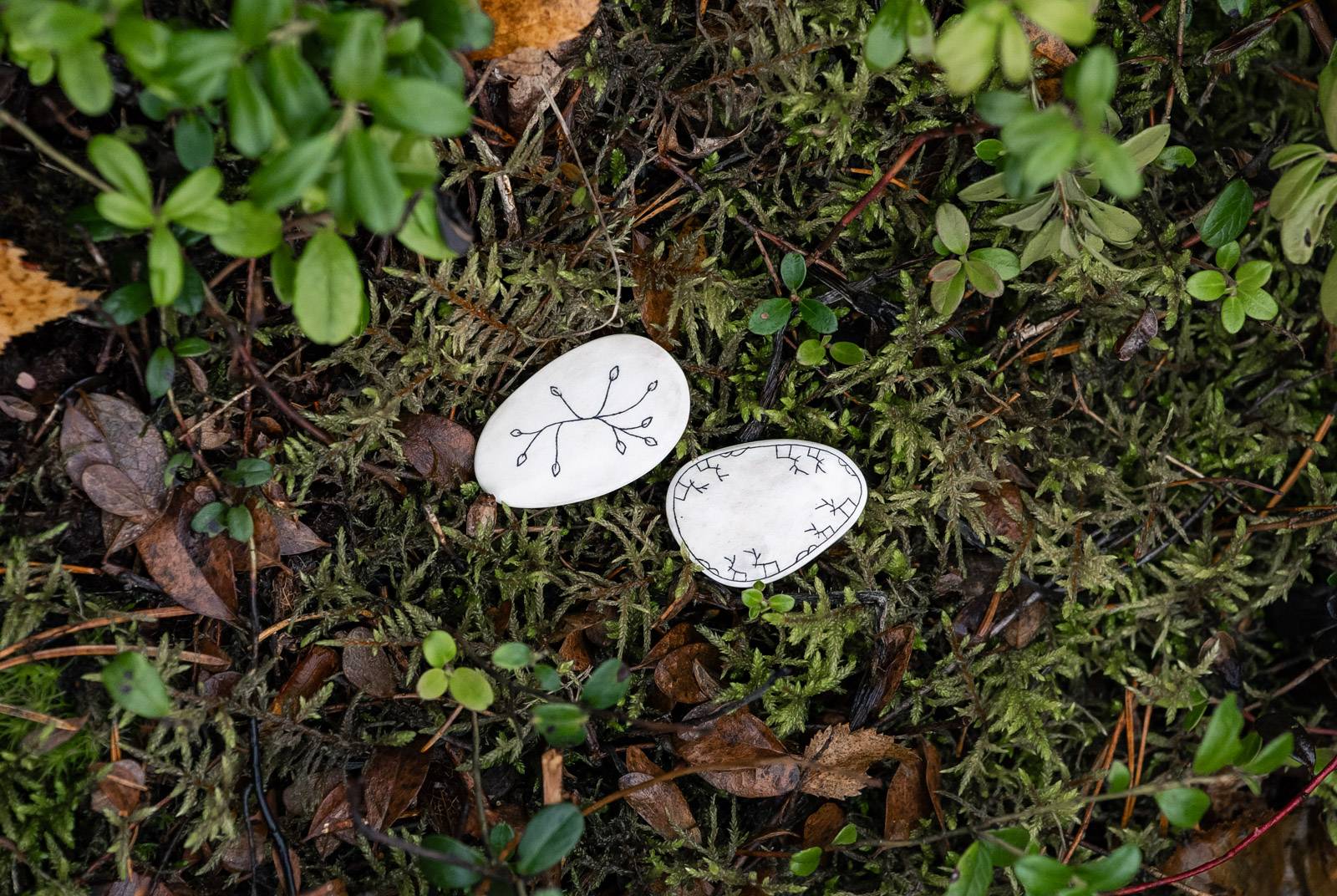 Reindeer Antler Brooch